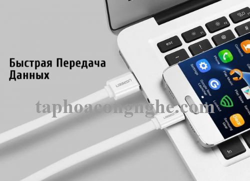 Ugreen 30622 0.5M màu Trắng Cáp USB TypeC sang USB 3.0 cáp tròn US172 30030622